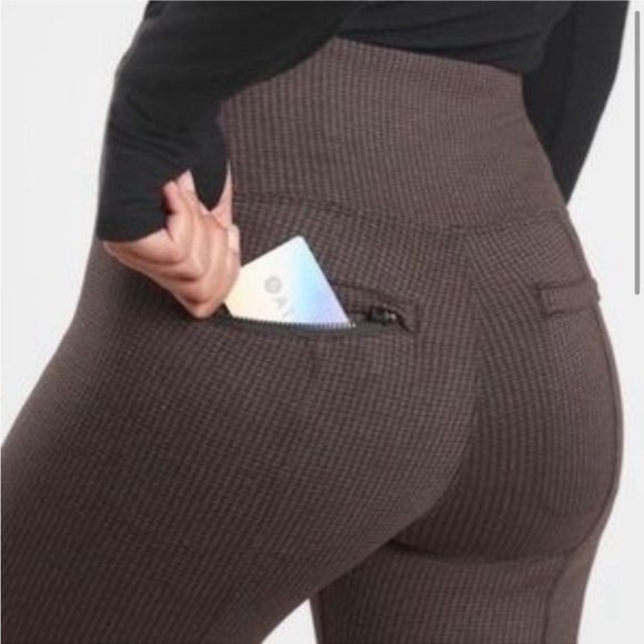 Athleta delancey houndstooth tight in coffeehouse - Picture 7 of 7
